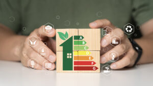System zarządzania budynkiem (Building Management System) monitoruje zużycie energii w czasie rzeczywistym i optymalizuje pracę wszystkich instalacji